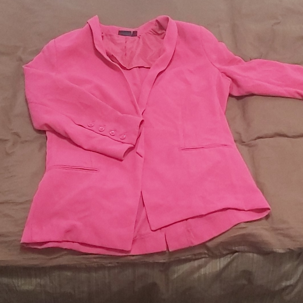 Pink blazer